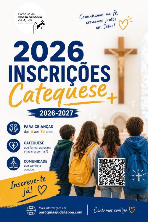Inscrições para a Catequese 2026/27