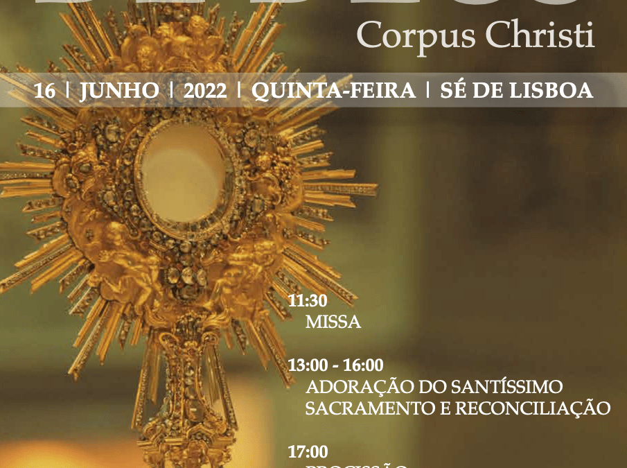 SOLENIDADE DO SANTÍSSIMO CORPO E SANGUE DE CRISTO