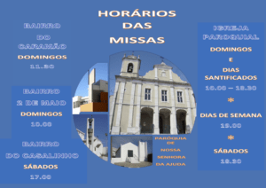 Horário das Missas - Novembro 2023
