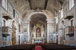 Aqui pode-se observar a riqueza do interior da igreja paroquial. Anterior a 2020.