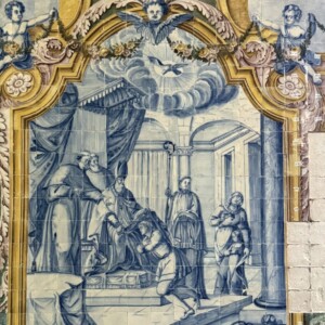 Batismo por Santo Ambrósio. “Não me procurarias, se já não me tivesses encontrado.” (Confissões, X)