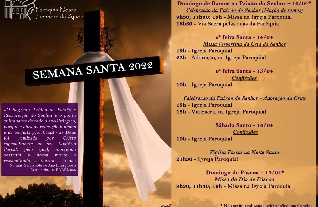 semana santa, a semana maior