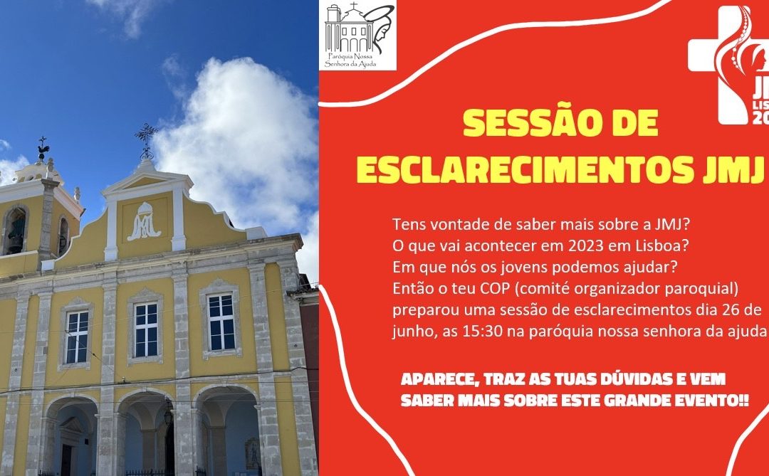 JMJ Lisboa 2023 – Sessão de esclarecimentos